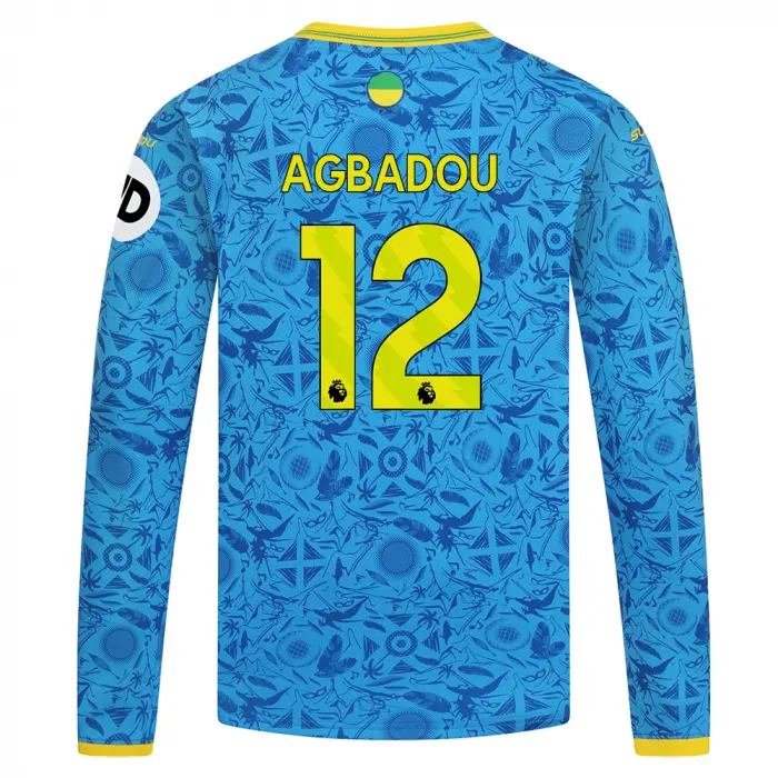 Wolves Fanshop | 2025-26 Wolves Third Shirt – Junior – LS AGBADOU 12 Wolves Merchandise Collection